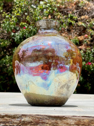 raku vase